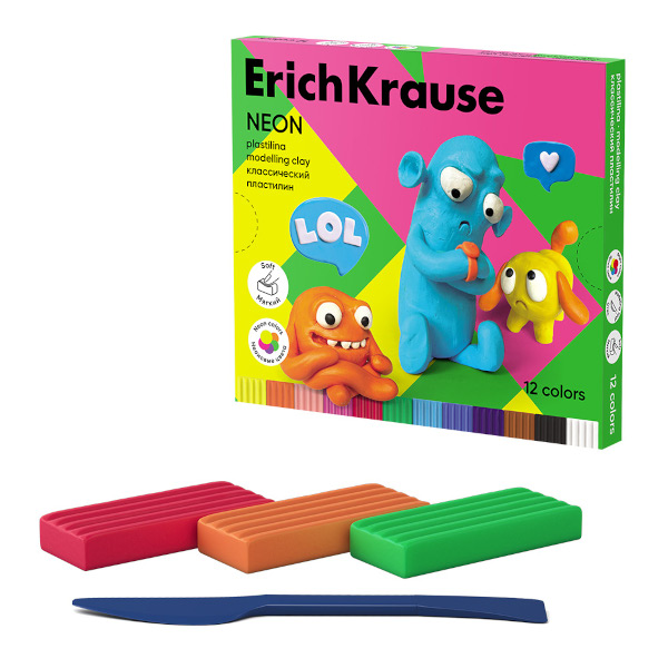 Пластилин Мульти-Пульти "Енот в сказке" 12цв, 144г, мягкий, со стеком МП_41711