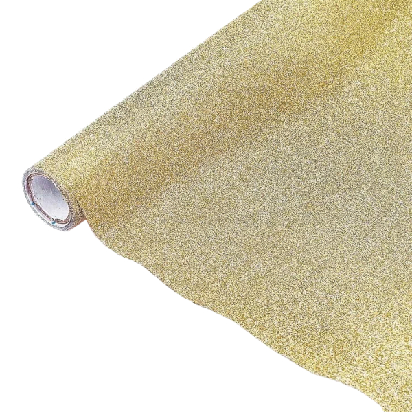 Пленка самоклеящаяся 45*100см deVENTE "Блестки" золото, 100мкм 8117131
