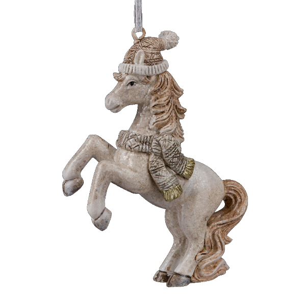 Украшение подвесное Erich Krause Decor "Конь в шарфе" 10см, полирезина 64557