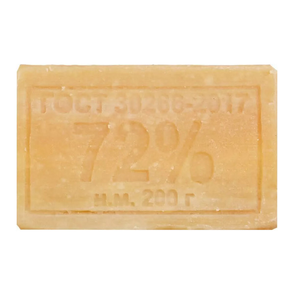 Мыло хозяйственное "Традиционное. Светлое" (72%) 200г 103768 Краснодарское