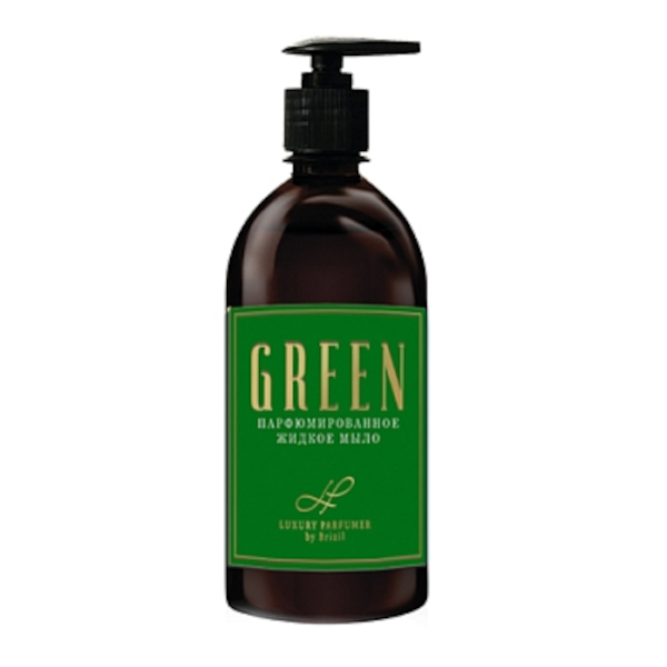 Мыло жидкое 1л Brizil "Luxury Parfumer. Green" дозатор 129567