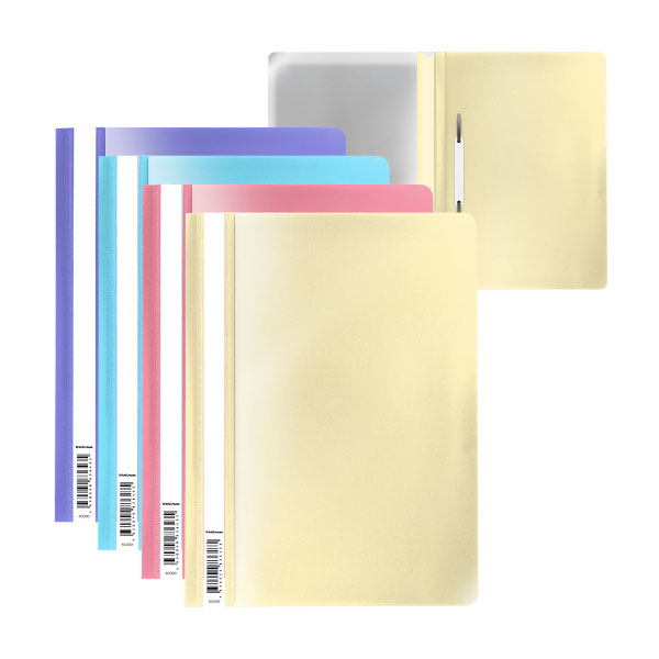 Папка-скоросшиватель пласт. А4, 120/180мкм "Diagonal Pastel" ассорти 50484 Erich Krause