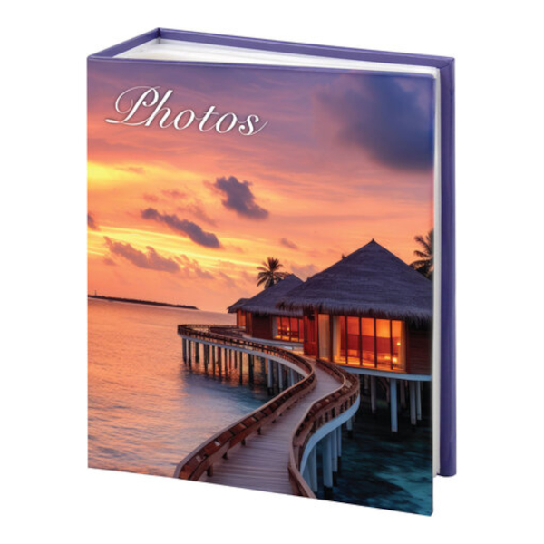 Фотоальбом на 200ф 10*15 "Paradise" кармашки 391429 Brauberg