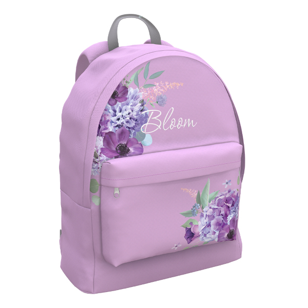 Рюкзак Erich Krause "EasyLine 17L Pastel Bloom (Lilac)" 1отд., 1 карм., 39*29*13см 61941