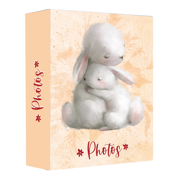 Фотоальбом на 100ф 10*15 "Bunny life. Заячья жизнь" кармашки FA 100.014 Полином