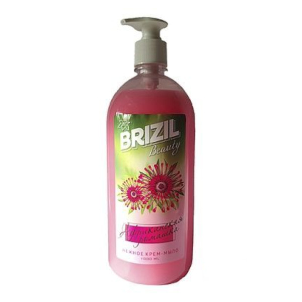 Мыло жидкое 1л Brizil "Африканская ромашка" дозатор 128565