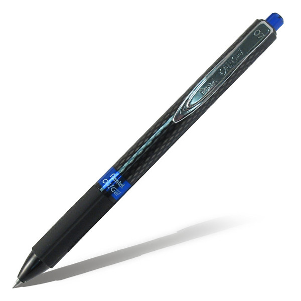 Ручка гелевая автомат. 0,7мм, синий, грип, черн. корп. "Oh!Gel" K497-C Pentel
