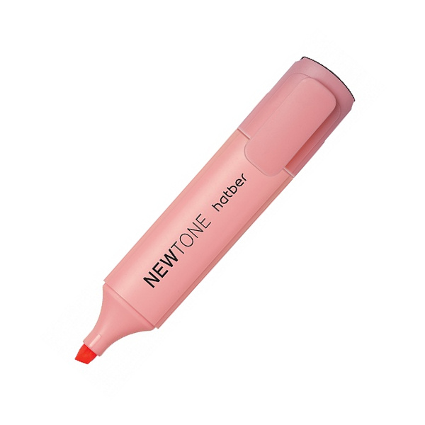 Текстовыделитель Hatber "NEWtone PASTEL"/розовый/cкошенный/1-5мм HL_060877