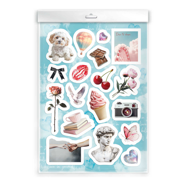 Наклейки бумажные "Эстетика 2" 14,8*21см 72044 Феникс+