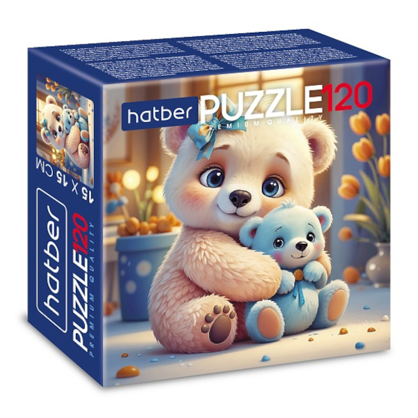 Пазлы 120 элем. дет. "Premium. Мамина любовь" 150*150мм 120ПЗ5_34765 Hatber