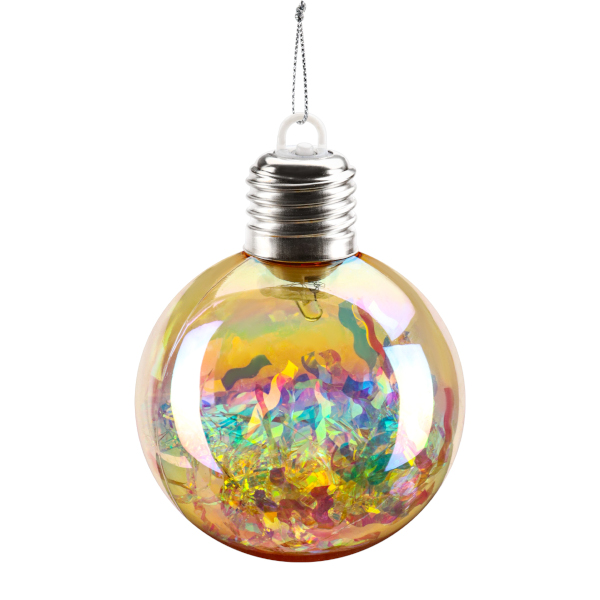 Подвесное украшение из пластика "Калейдоскоп" 8см, led-подсветкой НУ-3447 Миленд