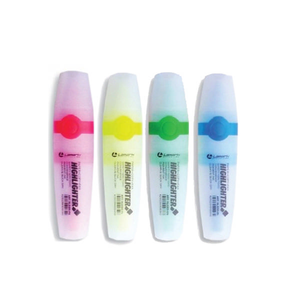 Набор текстовыделителей 4цв Lamark 306 /жел.,син.,роз.,зел./скошенный/1-5мм