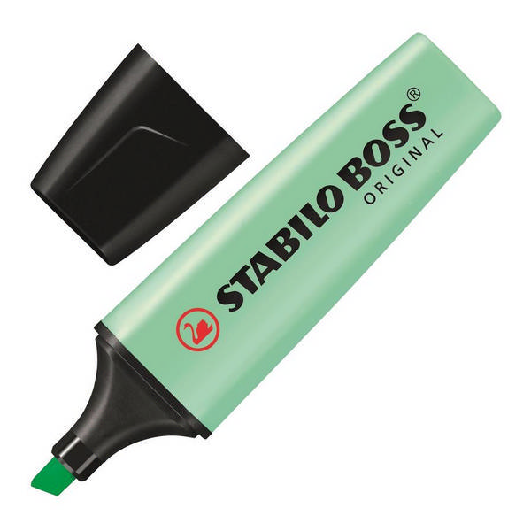 Текстовыделитель Stabilo Boss Original Pastel /мятный/cкошенный/ 5мм 70/116