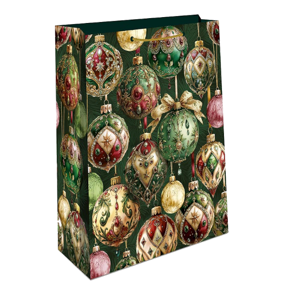 Пакет бумажный 22,3*18*10см "Красивые шары" 0192.595 Арт Дизайн