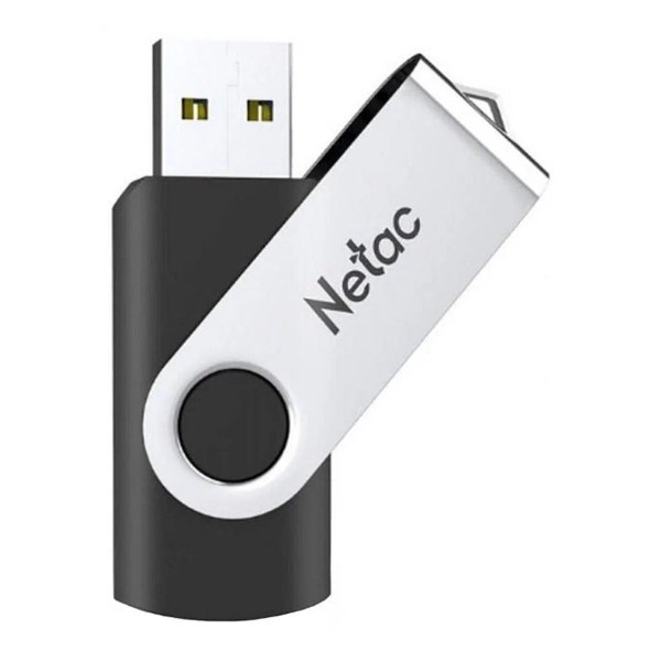 Память Flash Drive 256Gb Netac USB 3.0 U505 чёрный/серебро