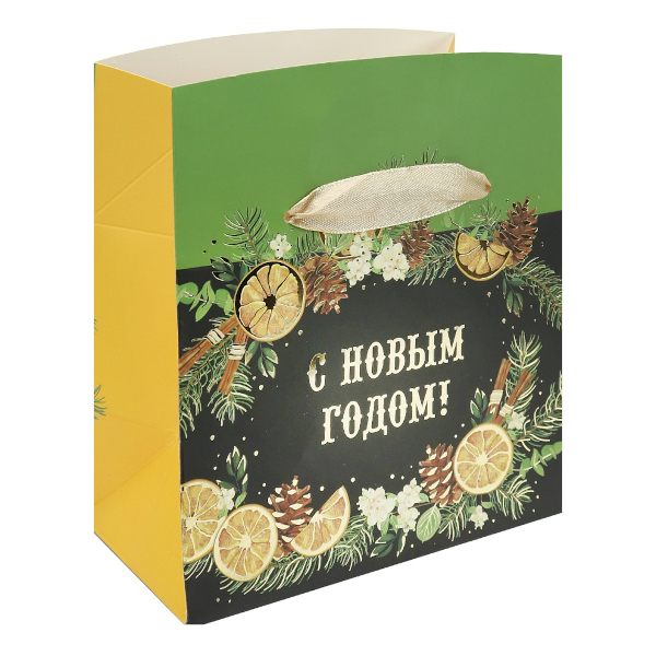 Пакет-коробка 15*11*9см "Аромат зимы" ППК-2987 Миленд