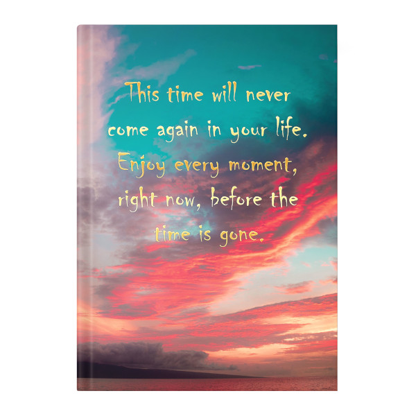 Записная книга А5 160л "Закатное небо" клетка, сшивка, тв.обл., 7БЦ, рисунок 13493 Academy Style