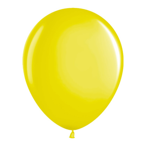 Набор шаров "Металлик" d-30см, 50шт, желтый 711044-50 Волна веселья
