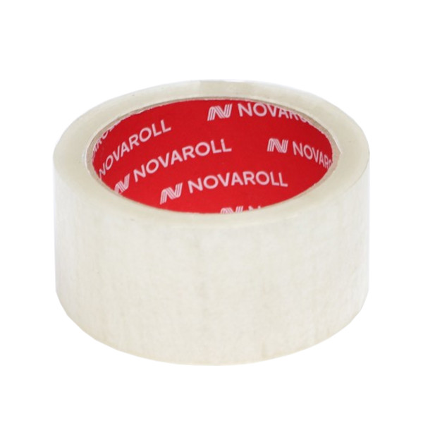 Клейкая лента (скотч) 48мм*66м, 40мкм, прозрачная 0120-3340/0120-334X Нова Ролл