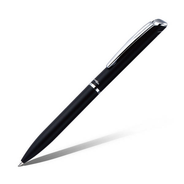 Ручка гелевая Pentel "Energel" металлический черн. корпус, черный стерж, 0,7мм BL2007A-A