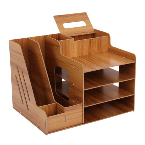 Подставка-органайзер deVENTE "Mega" 37*28,1*27см, МДФ, 9отд., сосна 4102319