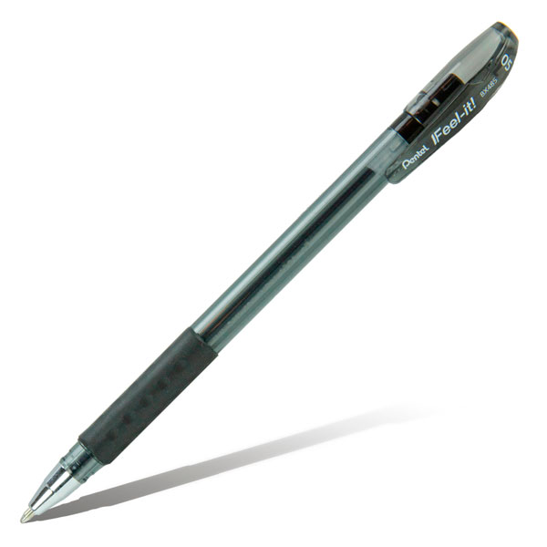 Ручка шар. масл. осн. 0,5мм, черный, тонир. корп. "Feel it" BX485-A Pentel