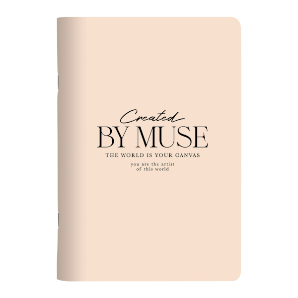 Тетрадь 40л А5 клетка "Muse" картон, айвори N5308 Be Smart