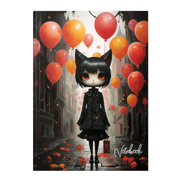 Записная книга А6+ 80л "Встречайте" клетка, сшивка, тв.обл., 7БЦ, рисунок 14389 Academy style