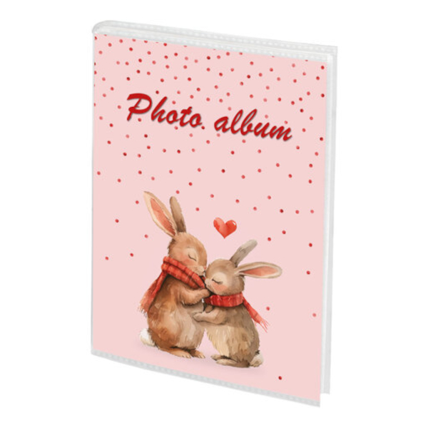 Фотоальбом на 36ф 10*15 "Cute love" кармашки 391432 Brauberg