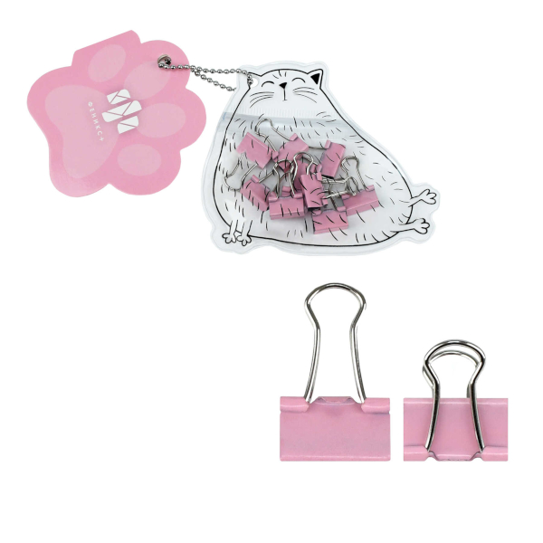 Зажим 32мм ассорти "Триколор" 4131321 (1уп*6шт) deVENTE