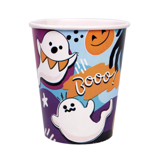 Стакан бумажный 250мл "Привидение" (1уп*6шт) 7770246 Страна Карнавалия упаковка