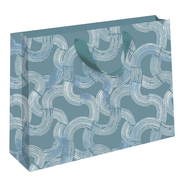 Пакет бумажный 40*50*15см "Абстрактные волны" 1327.832 Арт Дизайн