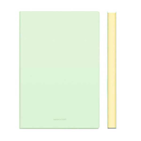 Блокнот А5 96л линейка, сшивка, интегр.обл., иск.кожа, зеленый 22283LT-GREEN Deli