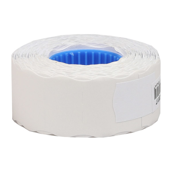 Этикет-лента 26*16мм (800шт) волна, белая Brauberg 123580 (1шт)