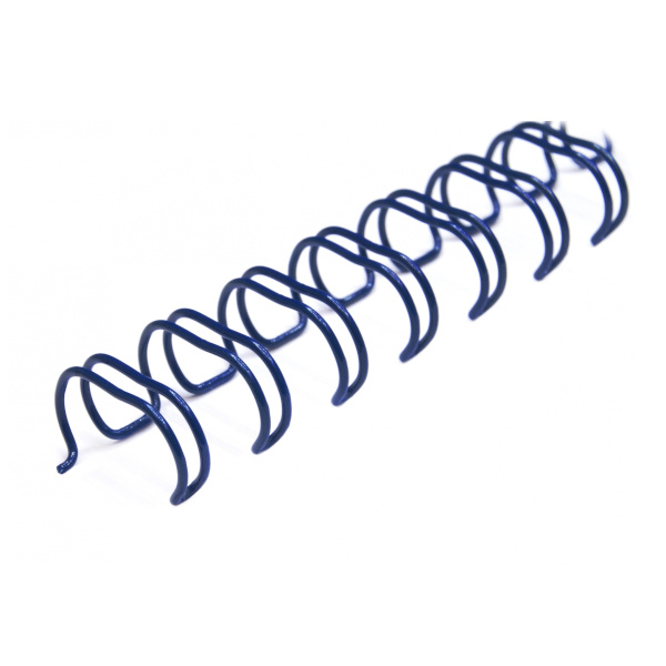 Пружина для переплёта метал. 7,9мм (до 60л) синяя 9132 1шт