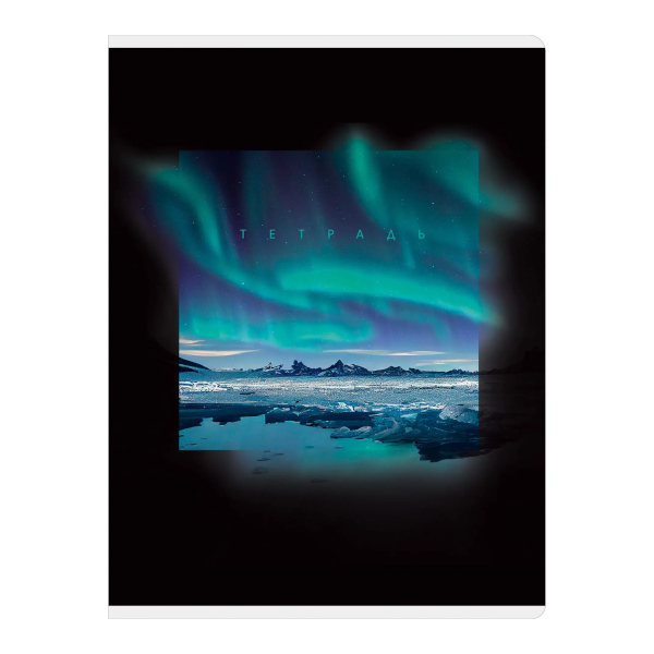 Тетрадь 80л А4 клетка "Техно-цветы" картон, рисунок ТГ4805275 Listoff