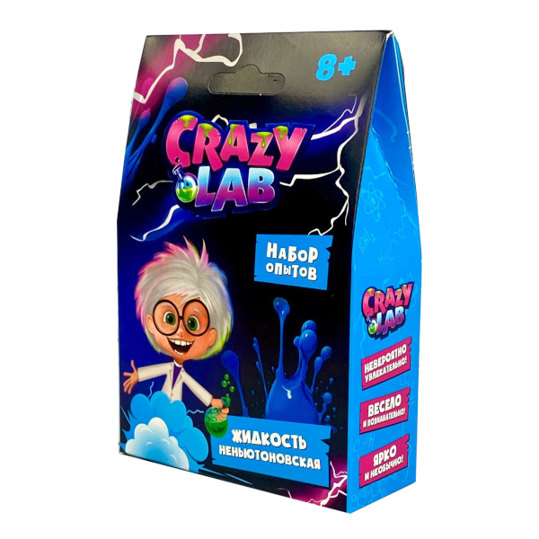 Набор для творчества Волшебный мир Опыты "Crazy Lab. Неньютоновская жидкость" EX219T