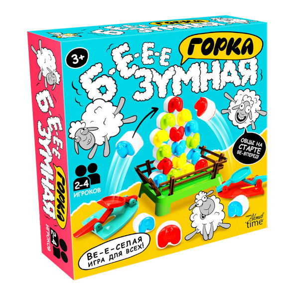 Игра настольная "Active time. Бе-е-зумная горка" коробка 70048 Десятое королевство