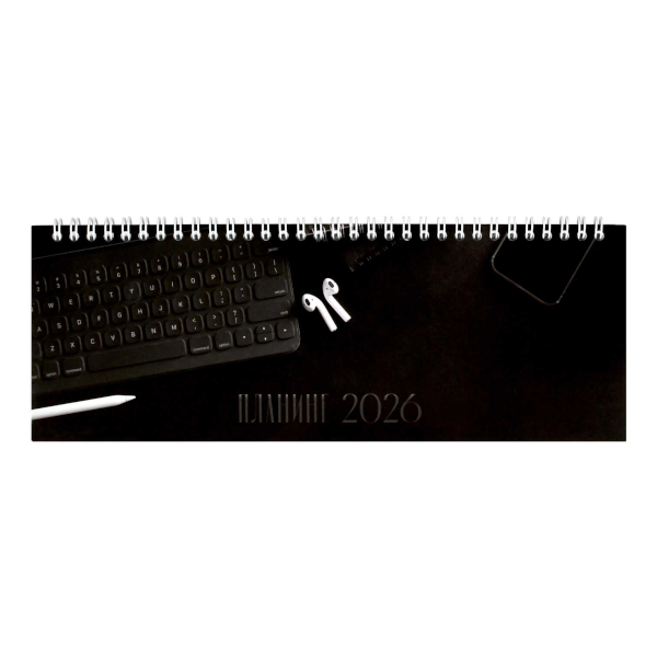 Планинг 2026г 100*290мм Феникс+ "Офис" гребень, картон, рисунок 71584