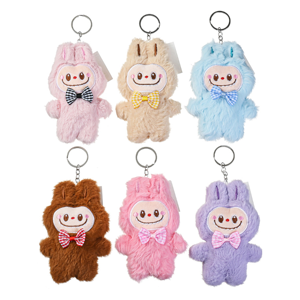 Брелок "Зубастик с бантиком" 13см, кольцо, ассорти M-0007 MAZARI ТМ