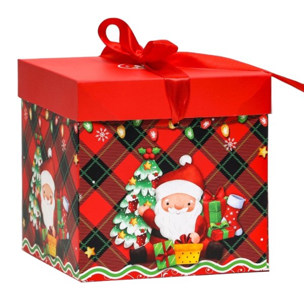 Коробка складная 15*15*15см "Дедушка мороз" 9594054 Upak land