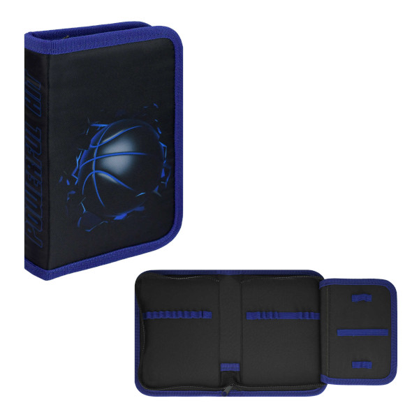 Пенал Феникс+ "Баскетбольный мяч" 1отд., 1 откид.планка, без напол., 20*13,3*3,5см, молния 68895