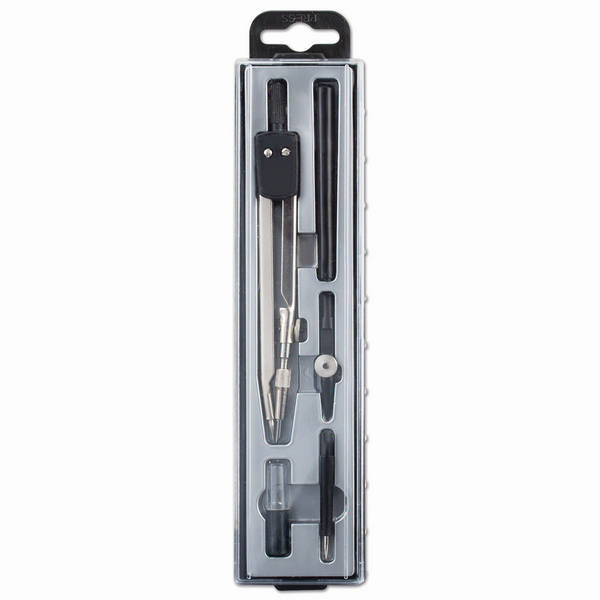 Готовальня Globus "Junior" 5 предм., метал. циркуль 125мм, пластик. пенал НЧ5-30-40