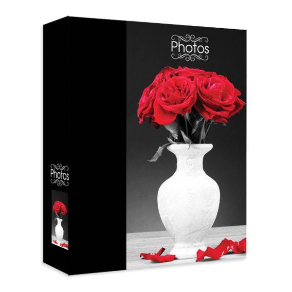 Фотоальбом на 100ф 10*15 Big Dog 4R100 (AB46100) "Bouquet. Розы" кармашки 46228