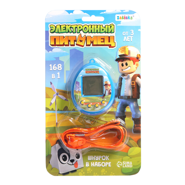 Игрушка электронная "Питомец" синий 10103641 ZABIAKA