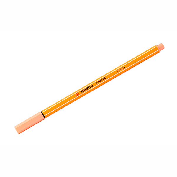 Ручка капиллярная Stabilo "Point 88" светло-телесная, 0,4мм 88/26