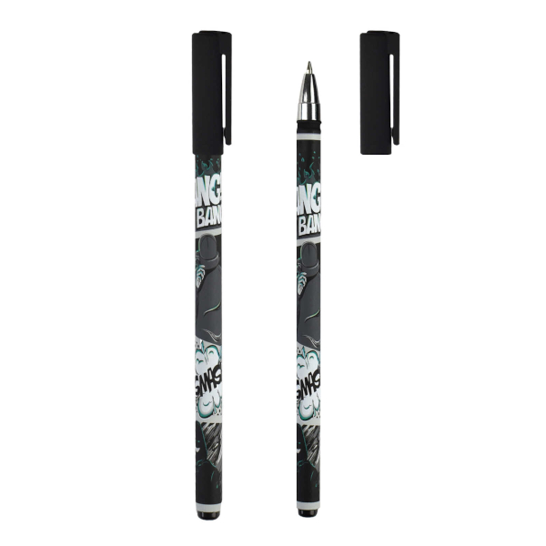 Ручка шар. 0,5мм, синий, рисунок на корп. "Бунтарский дух" 67408 Феникс+