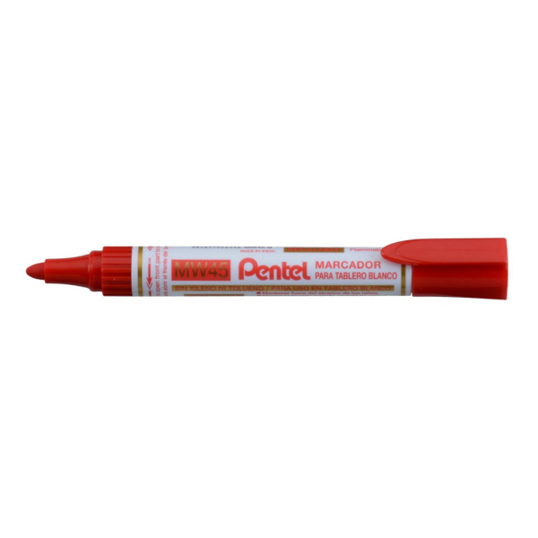 Маркер для доски 2мм, пулевид., красный, пластик. корп. MW45BB-3 Pentel
