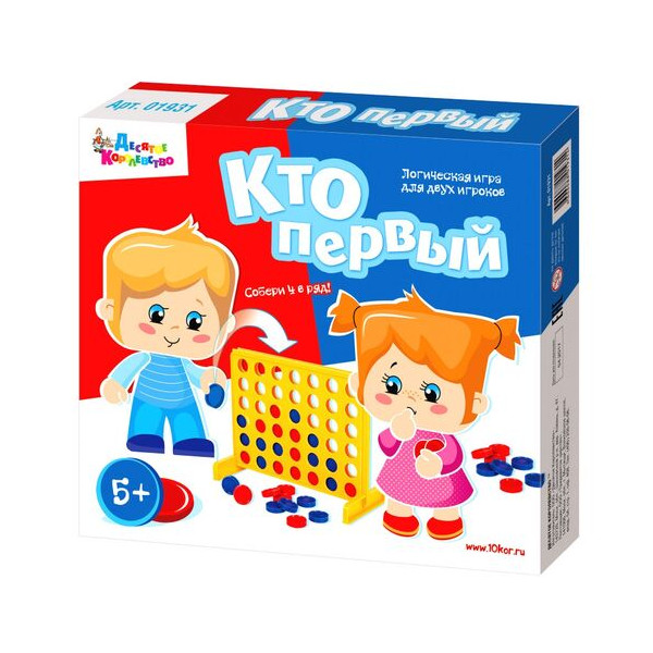 Настольная игра "Кто первый" 01931 Десятое королевство