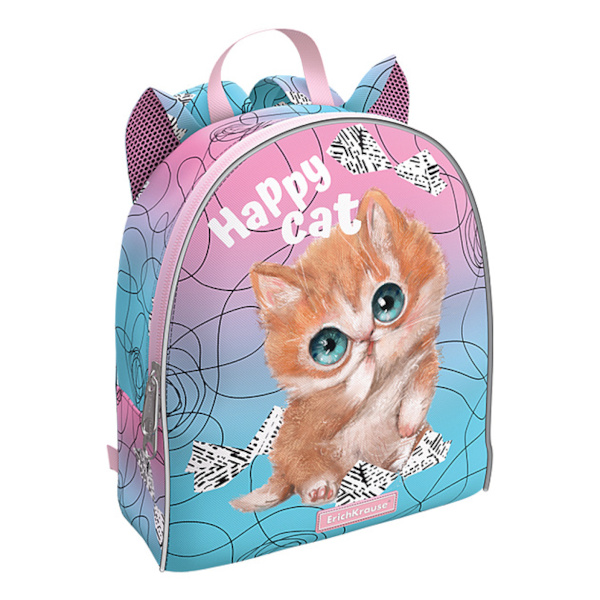 Рюкзак Erich Krause "EasyLine Mini. 5L Animals. Playful Kitten" 22*25*11см 60262